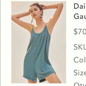Daily Practice by Anthropologie Gauzy Romper